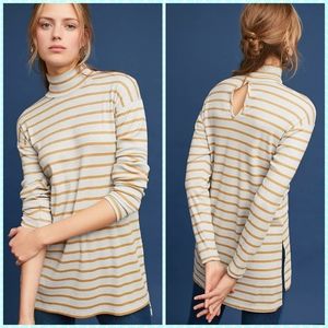 Anthropologie Shining Turtleneck Tunic by Vanessa Virginia